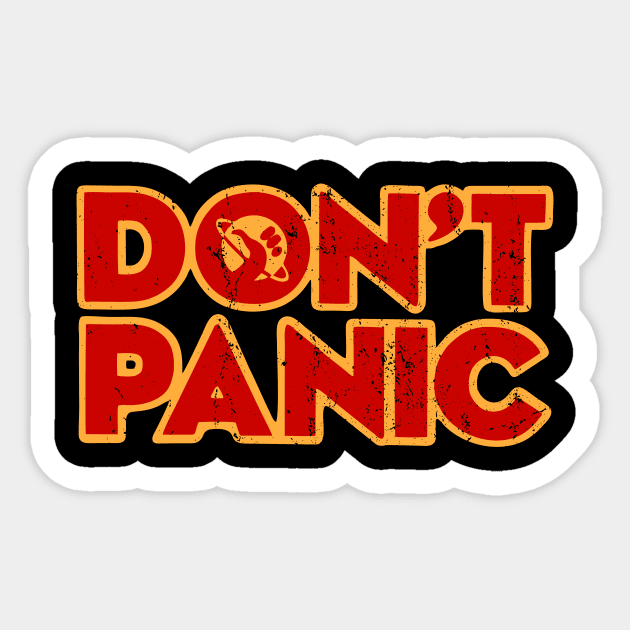 Dont Panic Sticker by The Moon Child